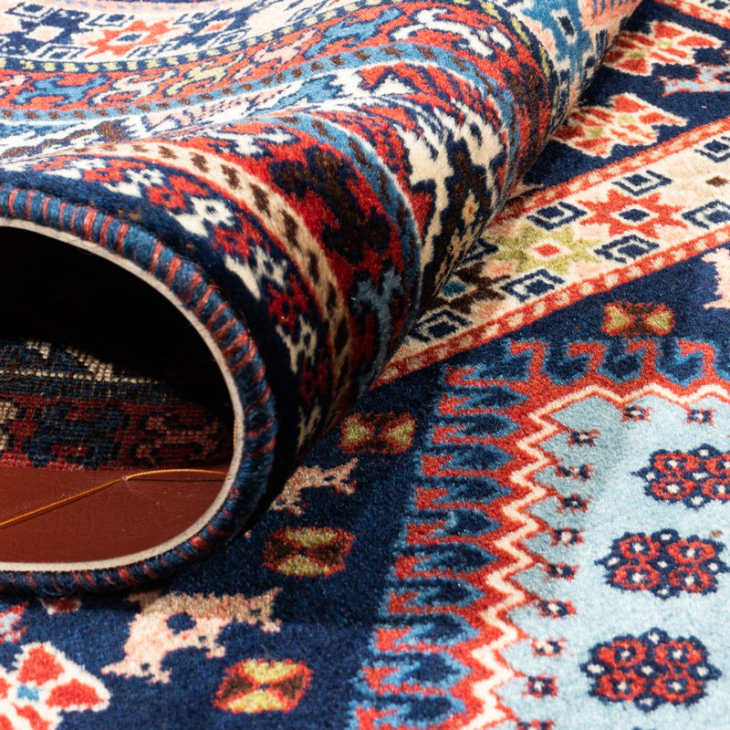 Persisk teppe - Nomadisk - 305 x 202 cm - bordeaux rød