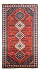 Løper Persisk teppe - Nomadisk - 250 x 148 cm - rød