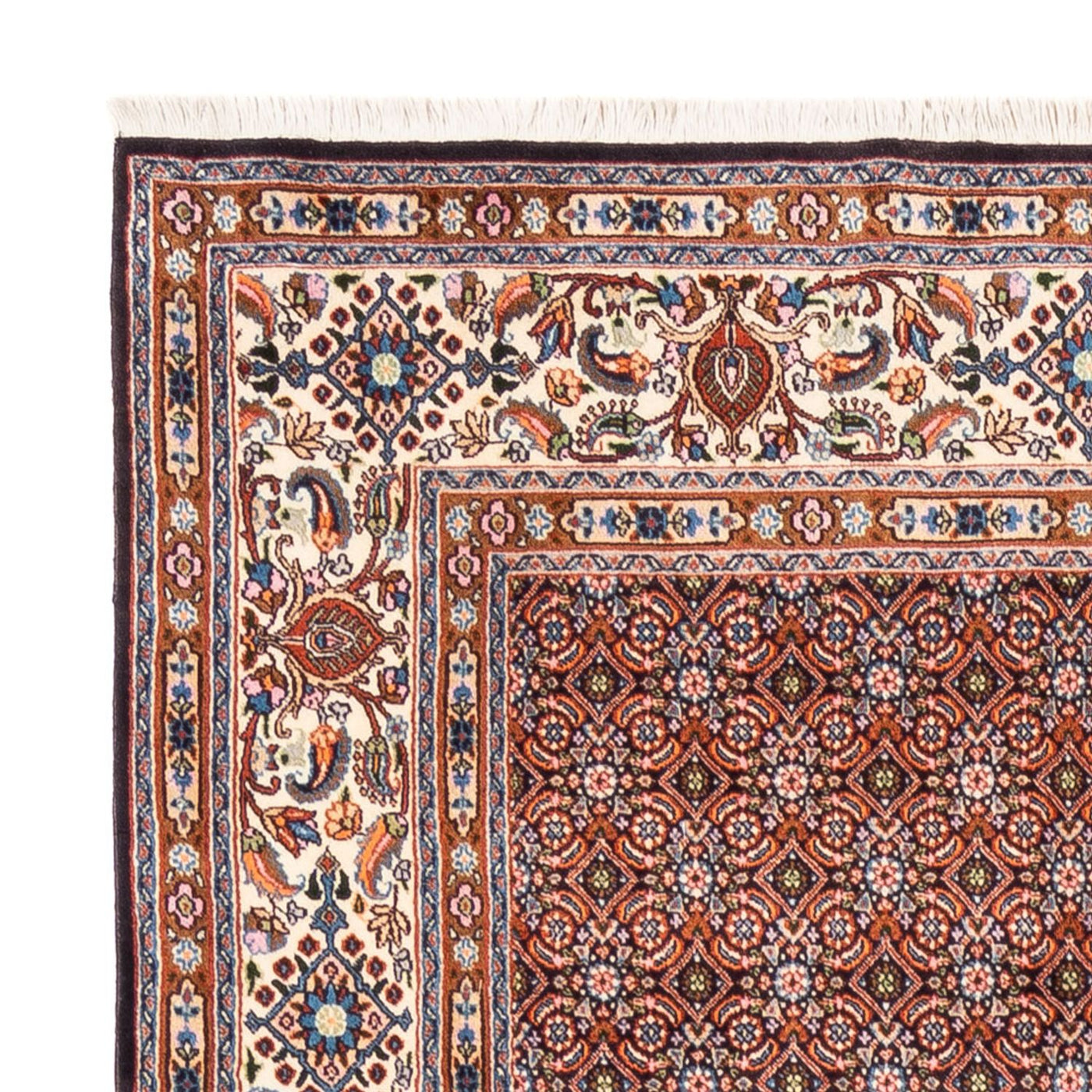 Persisk teppe - klassisk - 240 x 194 cm - mørk rød