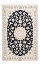 Persisk teppe - Nain - Premium - 154 x 104 cm - mørkeblå