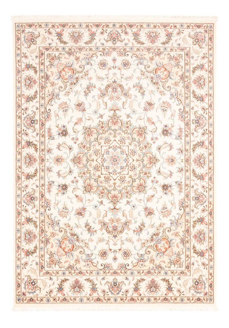 Persisk teppe - Tabriz - 203 x 148 cm - krem