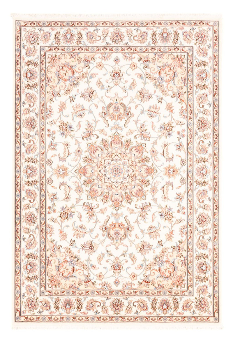 Persisk teppe - Tabriz - 176 x 120 cm - krem