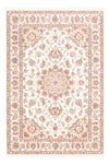 Tabriz Teppe 122x175cm - Persisk teppe - Rektangulær / Krem / 122 x 175 cm Rektangulær