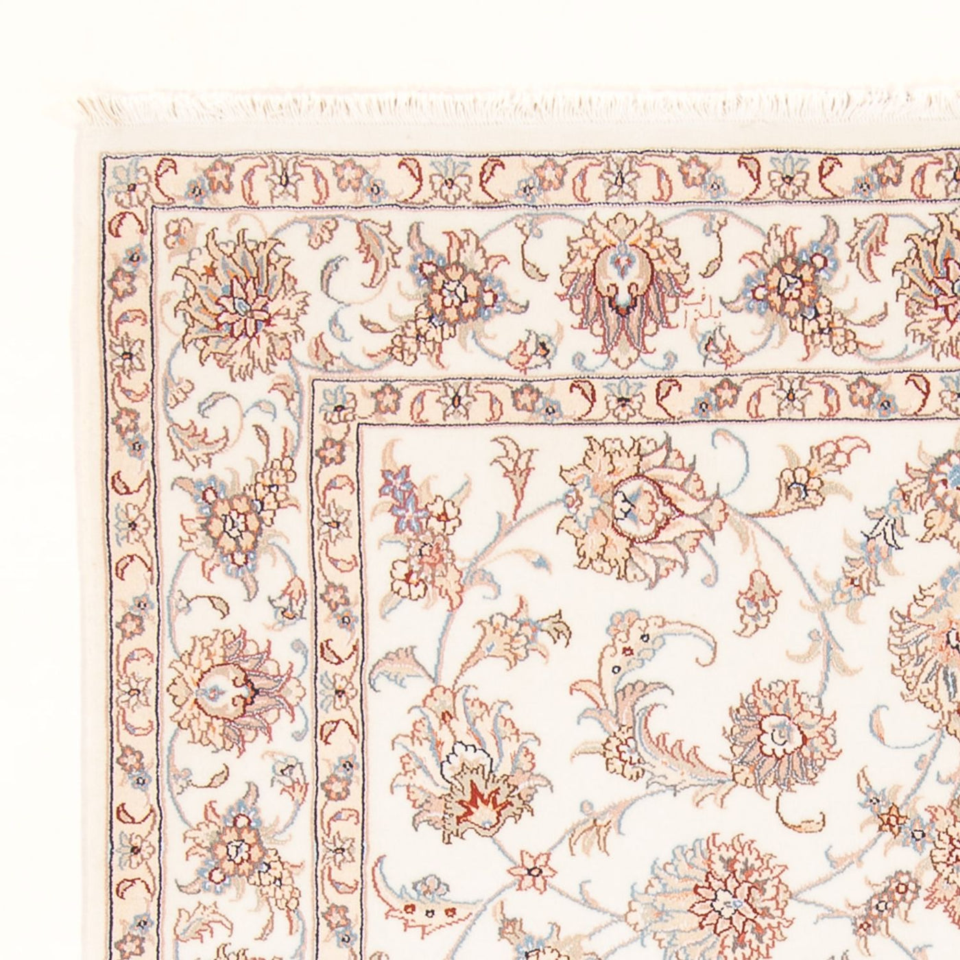 Persisk teppe - Tabriz - Royal - 201 x 150 cm - krem