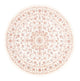 Persisk teppe - Tabriz rundt  - 157 x 151 cm - krem