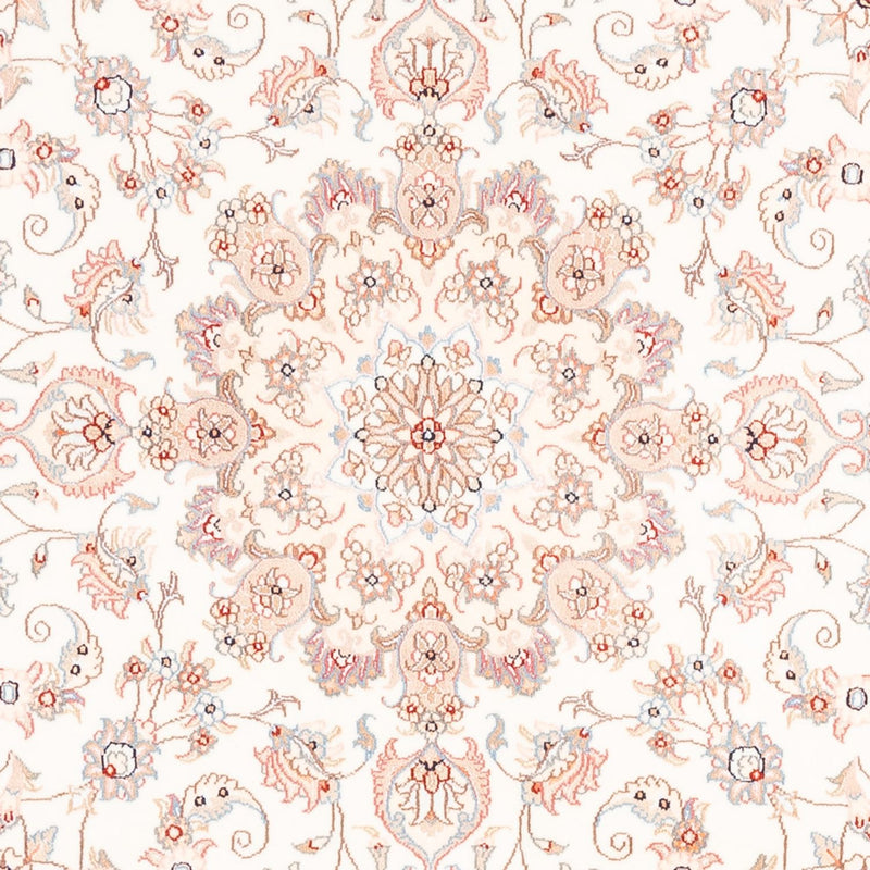 Persisk teppe - Tabriz rundt  - 157 x 151 cm - krem