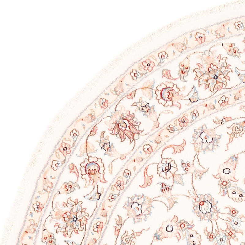 Persisk teppe - Tabriz rundt  - 157 x 151 cm - krem