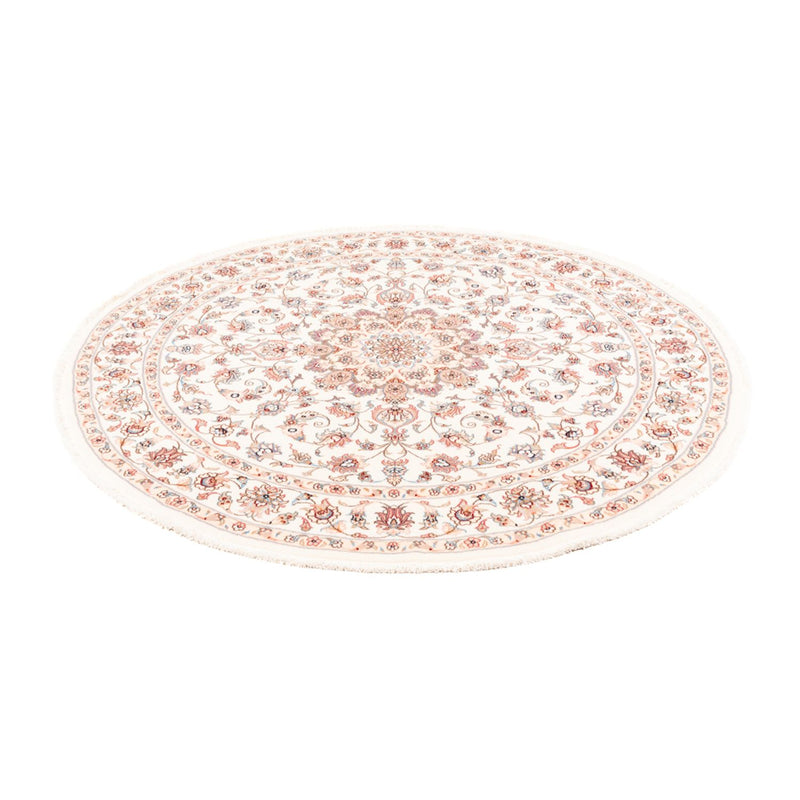 Persisk teppe - Tabriz rundt  - 157 x 151 cm - krem
