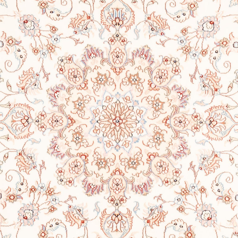 Persisk teppe - Tabriz rundt  - 154 x 147 cm - krem