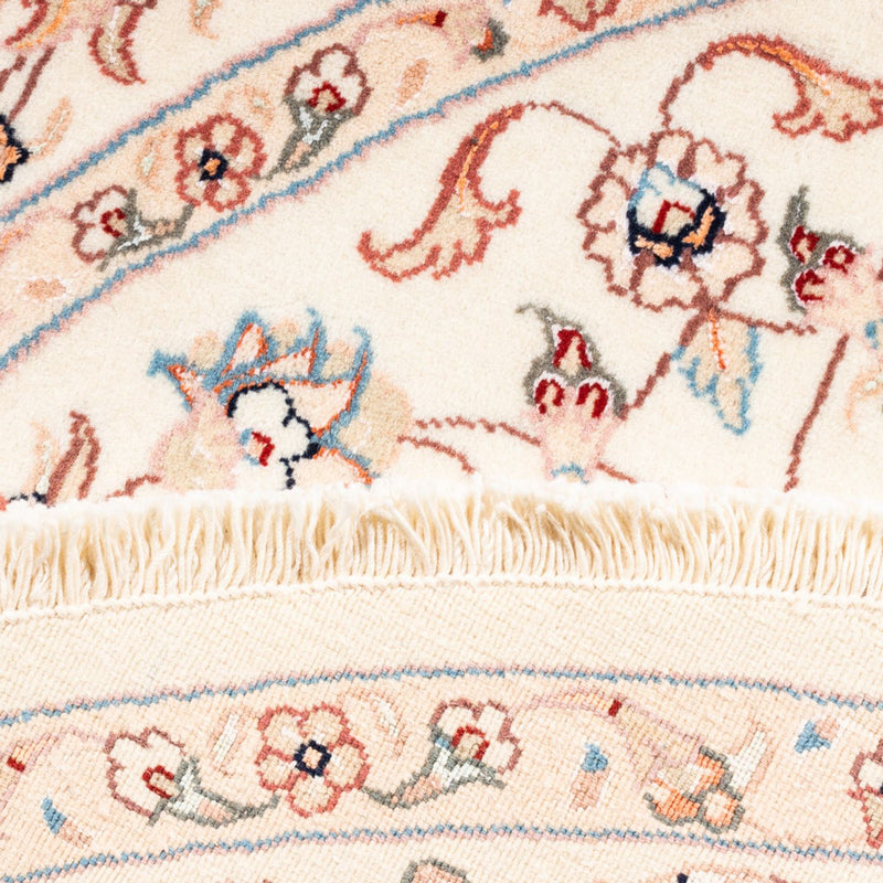 Persisk teppe - Tabriz rundt  - 154 x 147 cm - krem