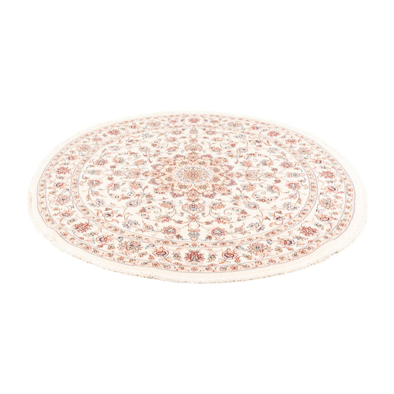Persisk teppe - Tabriz rundt  - 154 x 147 cm - krem