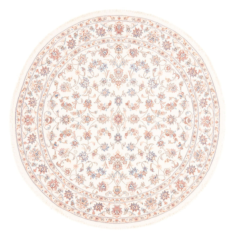 Persisk teppe - Tabriz rundt  - 152 x 146 cm - krem