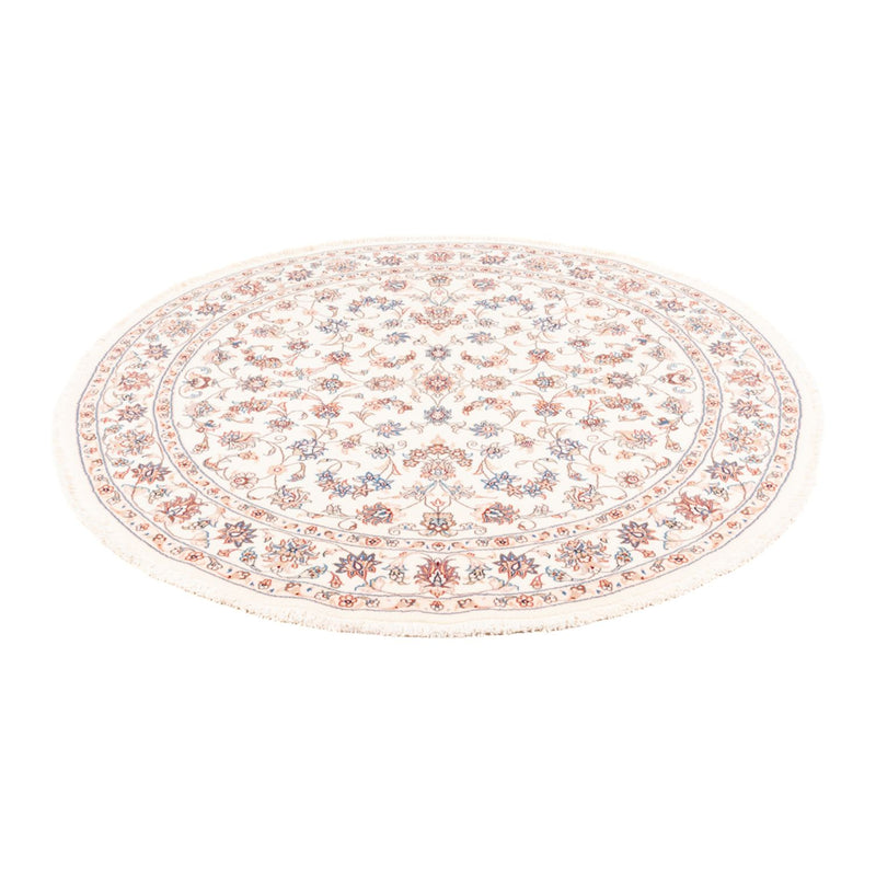 Persisk teppe - Tabriz rundt  - 152 x 146 cm - krem