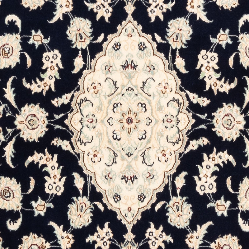 Persisk teppe - Nain - Premium - 158 x 105 cm - mørkeblå