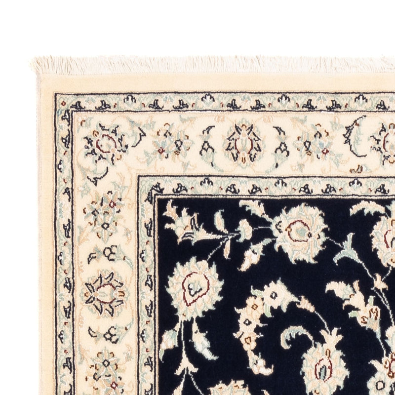 Persisk teppe - Nain - Premium - 158 x 105 cm - mørkeblå