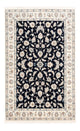 Persisk teppe - Nain - Premium - 182 x 120 cm - mørkeblå