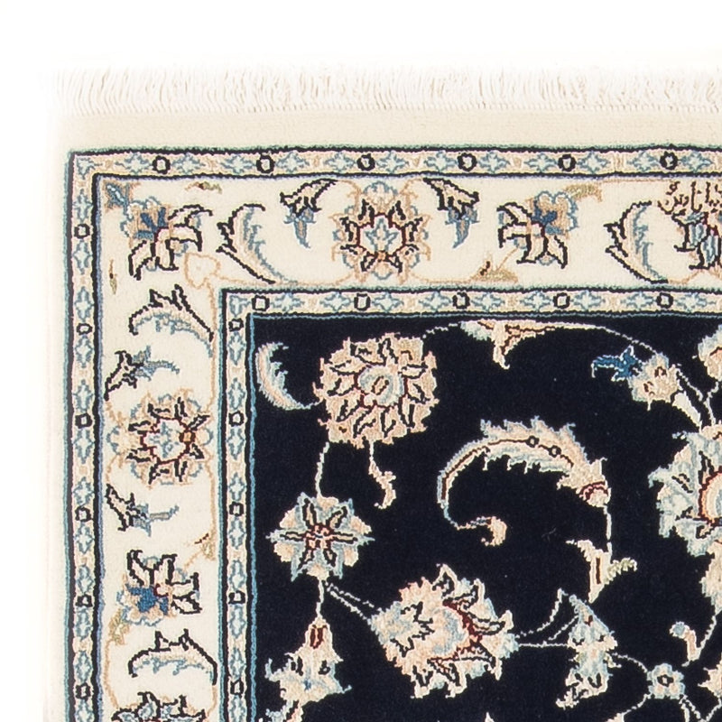 Persisk teppe - Nain - Premium - 115 x 80 cm - mørkeblå