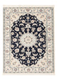 Persisk teppe - Nain - Premium - 117 x 81 cm - mørkeblå
