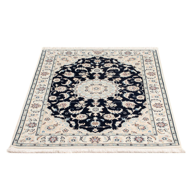 Persisk teppe - Nain - Premium - 117 x 81 cm - mørkeblå