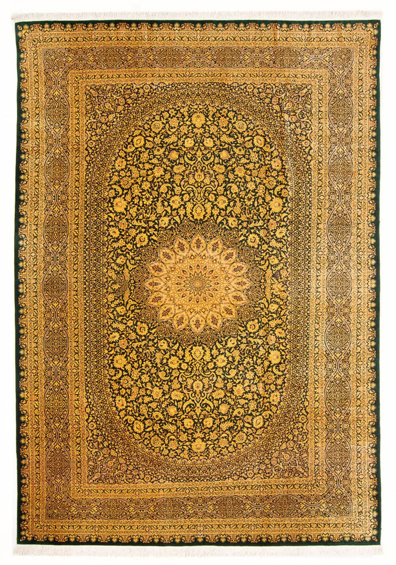 Qom silke Teppe 196x294cm - Persisk teppe