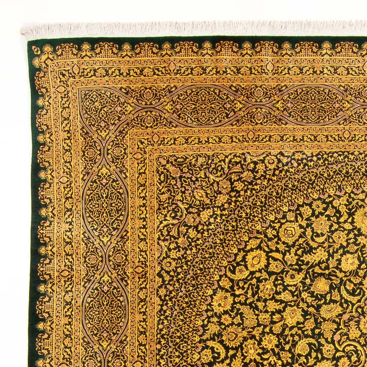 Qom silke Teppe 196x294cm - Persisk teppe