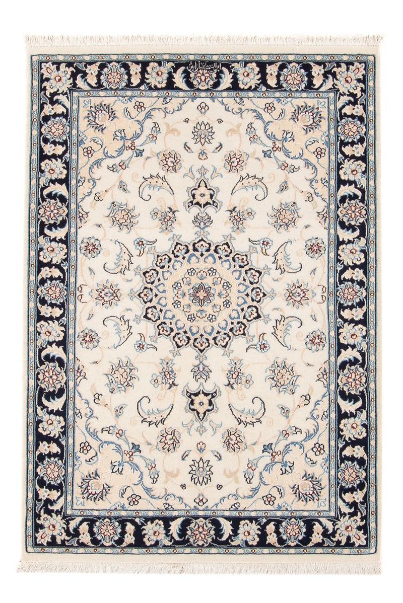 Persisk teppe - Nain - Premium - 120 x 81 cm - krem