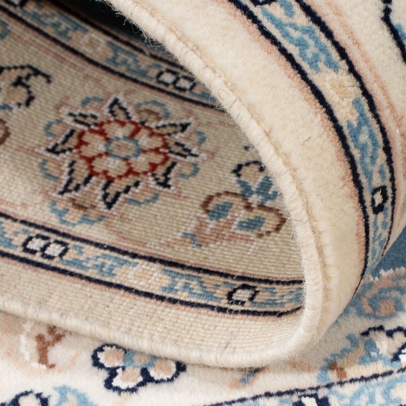 Persisk teppe - Nain - Premium - 122 x 81 cm - lyseblå