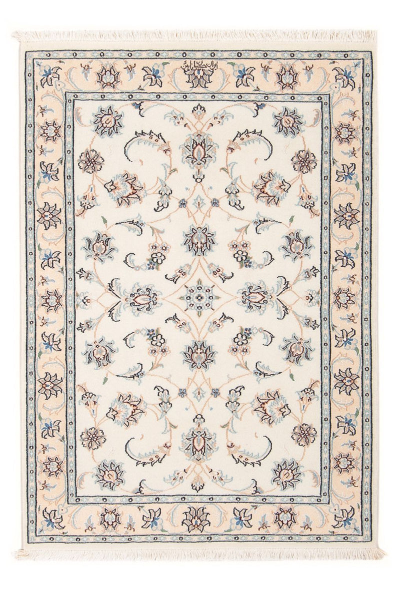Persisk teppe - Nain - Premium - 120 x 81 cm - krem
