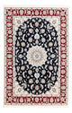 Persisk teppe - Nain - Premium - 180 x 118 cm - mørkeblå