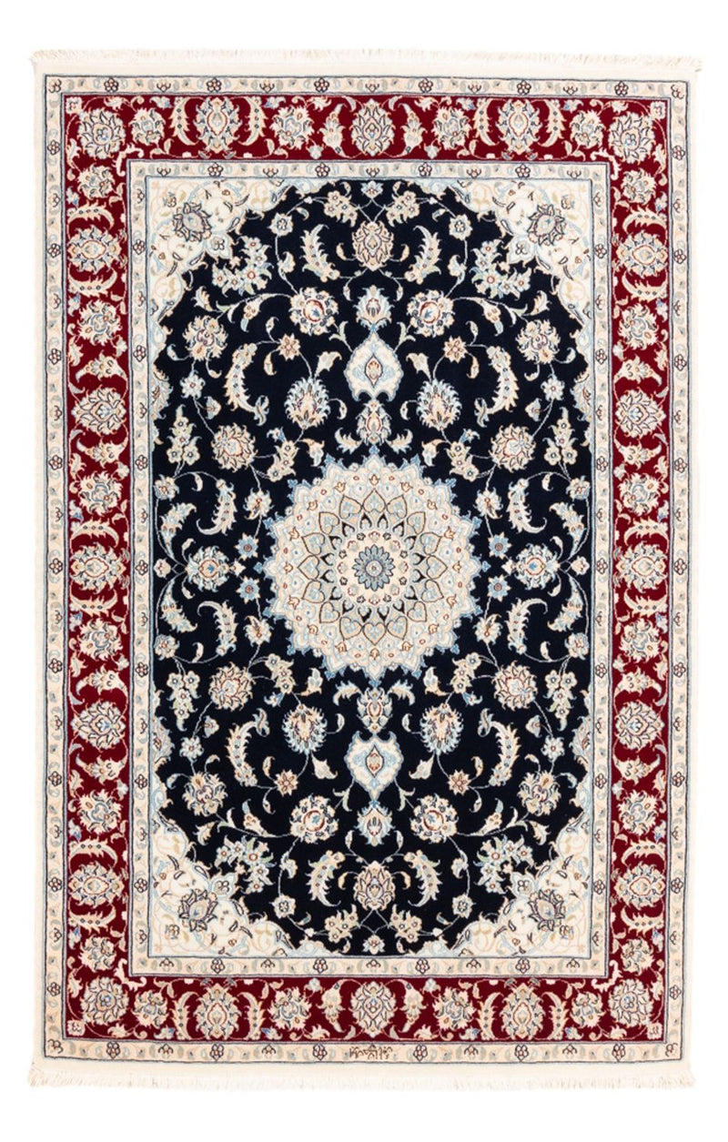 Persisk teppe - Nain - Premium - 180 x 118 cm - mørkeblå