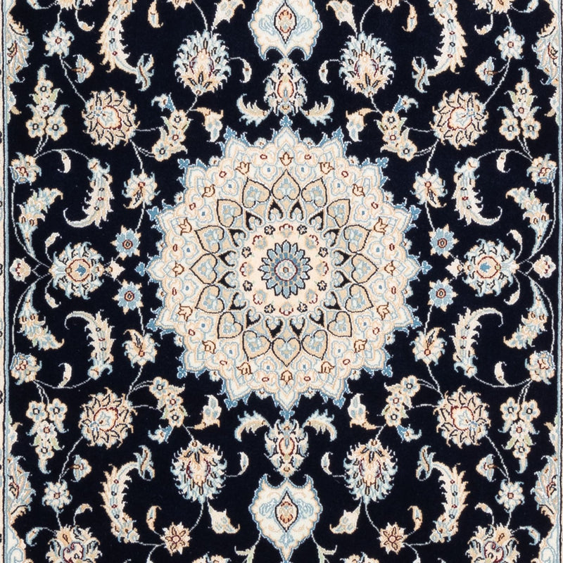 Persisk teppe - Nain - Premium - 180 x 118 cm - mørkeblå