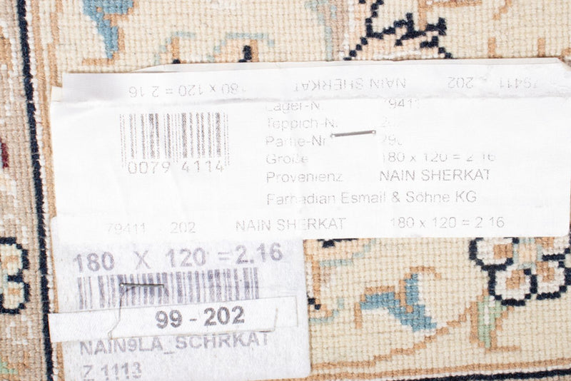 Nain - 6 la Teppe 180x120cm - Persisk teppe