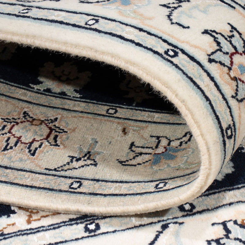 Persisk teppe - Nain - Premium - 124 x 82 cm - mørkeblå