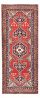 Løper Persisk teppe - Nomadisk - 296 x 119 cm - rød