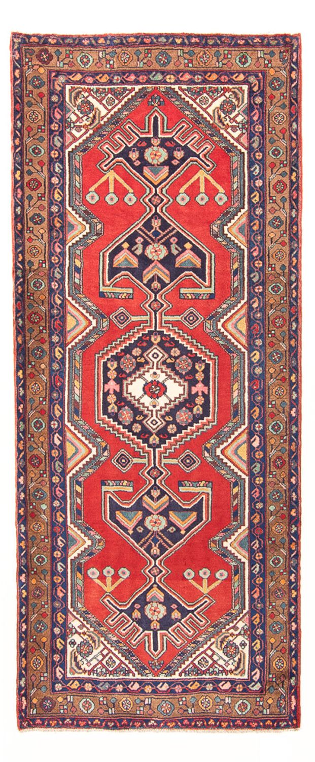 Løper Persisk teppe - Nomadisk - 296 x 119 cm - rød