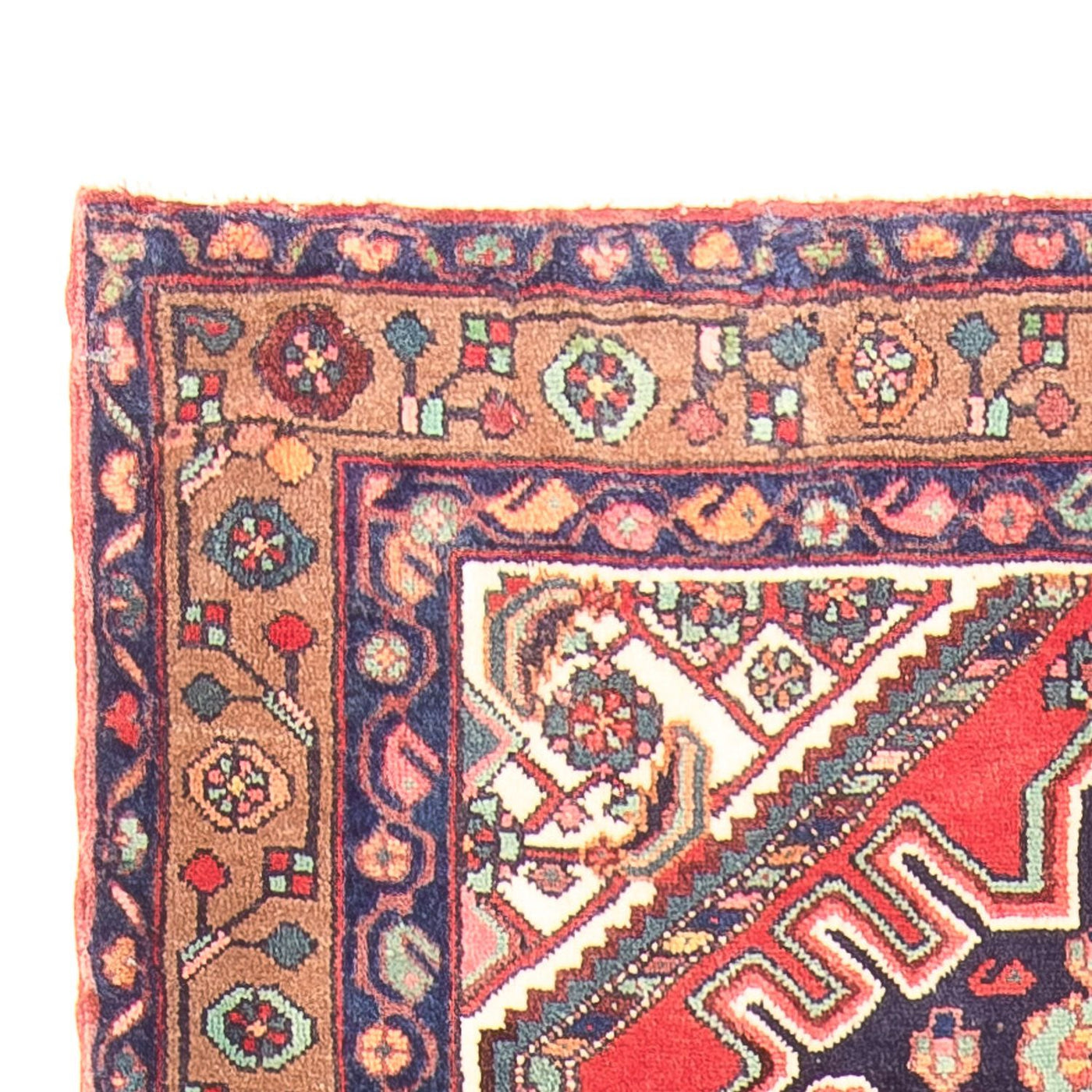 Løper Persisk teppe - Nomadisk - 296 x 119 cm - rød