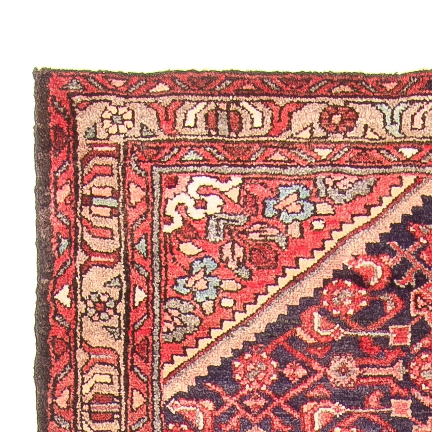 Løper Persisk teppe - Nomadisk - 301 x 109 cm - mørkeblå