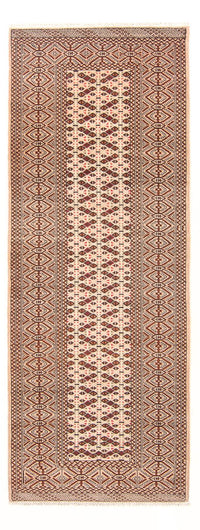 Løper Turkaman teppe - 282 x 100 cm - krem – product image
