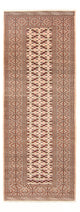 Løper Turkaman teppe - 282 x 100 cm - krem