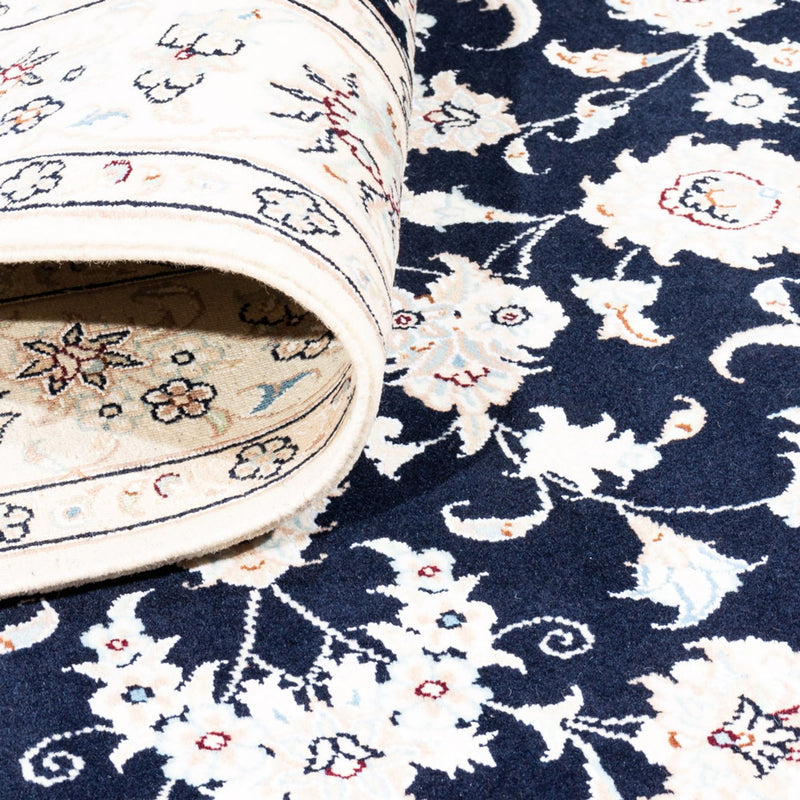 Persisk teppe - Nain - Premium - 174 x 121 cm - mørkeblå