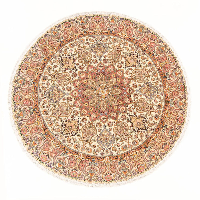 Tabriz - 50 Raj Teppe 200x200cm - Persisk teppe