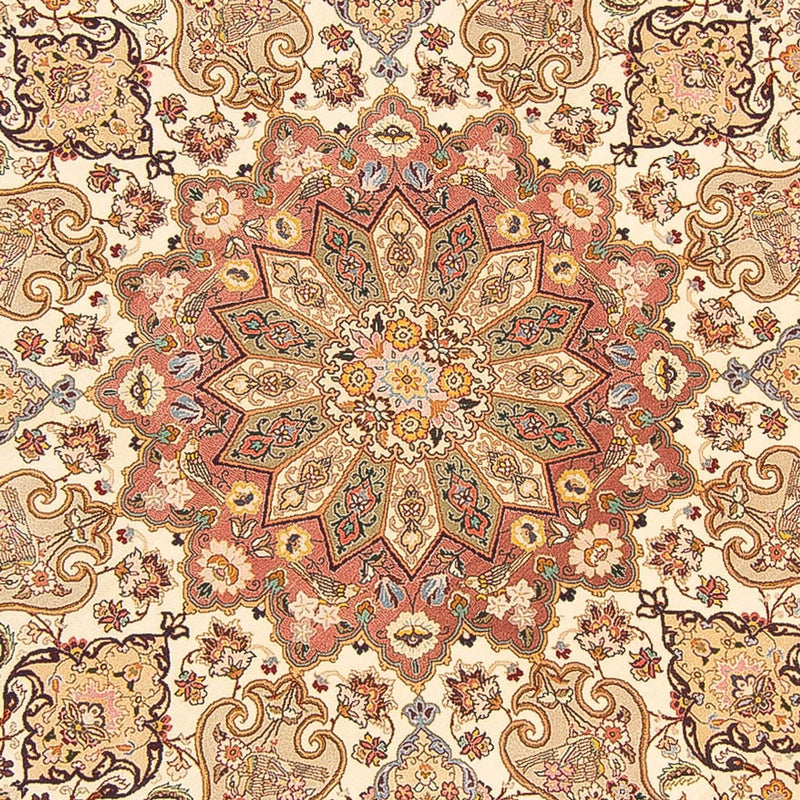 Tabriz - 50 Raj Teppe 200x200cm - Persisk teppe