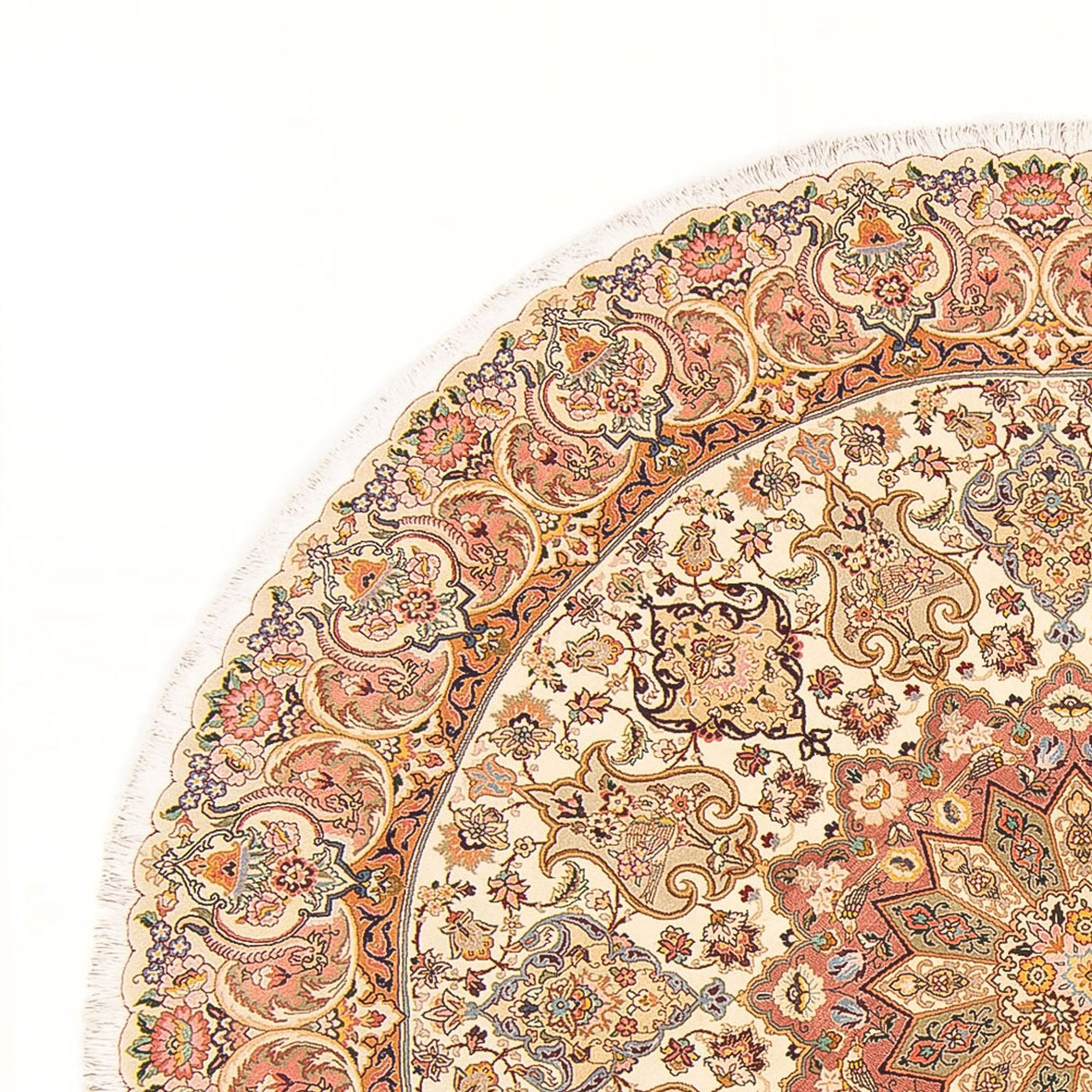 Tabriz - 50 Raj Teppe 200x200cm - Persisk teppe