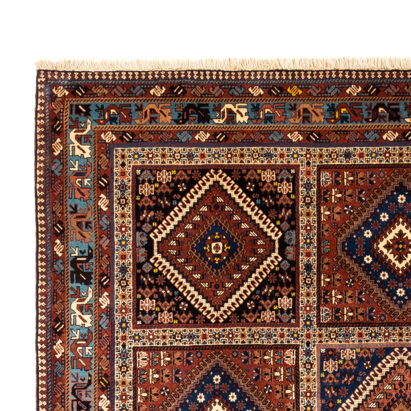 Persisk teppe - Nomadisk - 305 x 205 cm - mørk beige