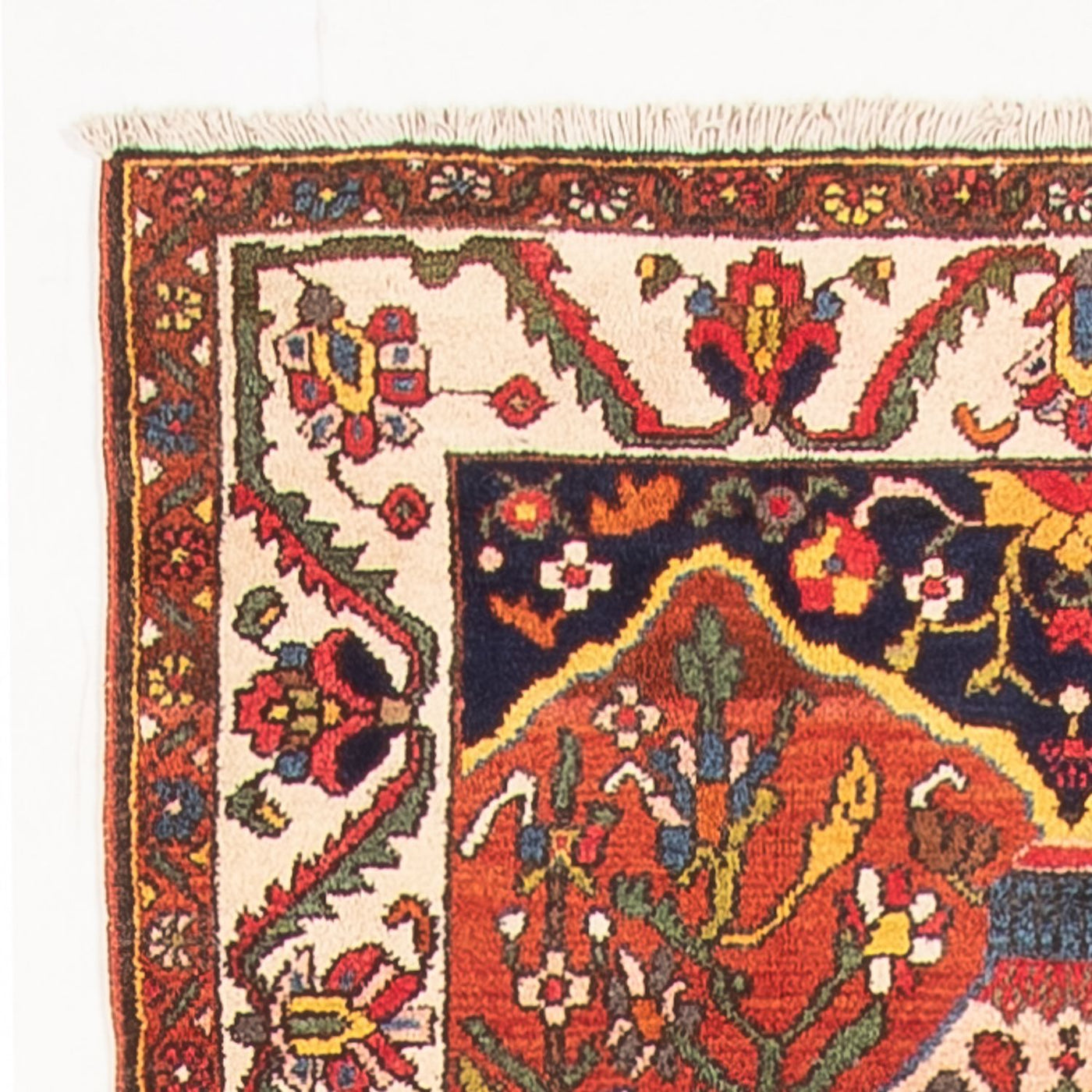 Løper Persisk teppe - Nomadisk - 350 x 118 cm - rød