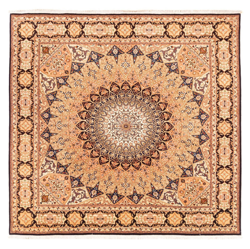 Tabriz - 50 Raj Teppe 200x200cm - Persisk teppe