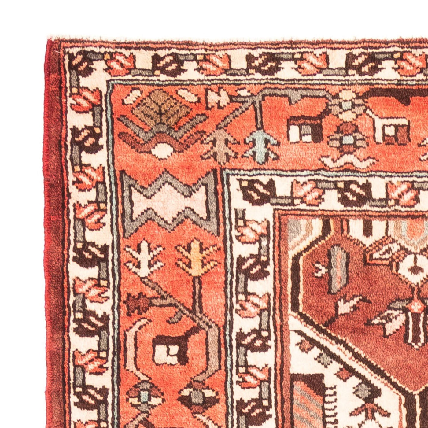 Persisk teppe - Nomadisk - 300 x 166 cm - rød