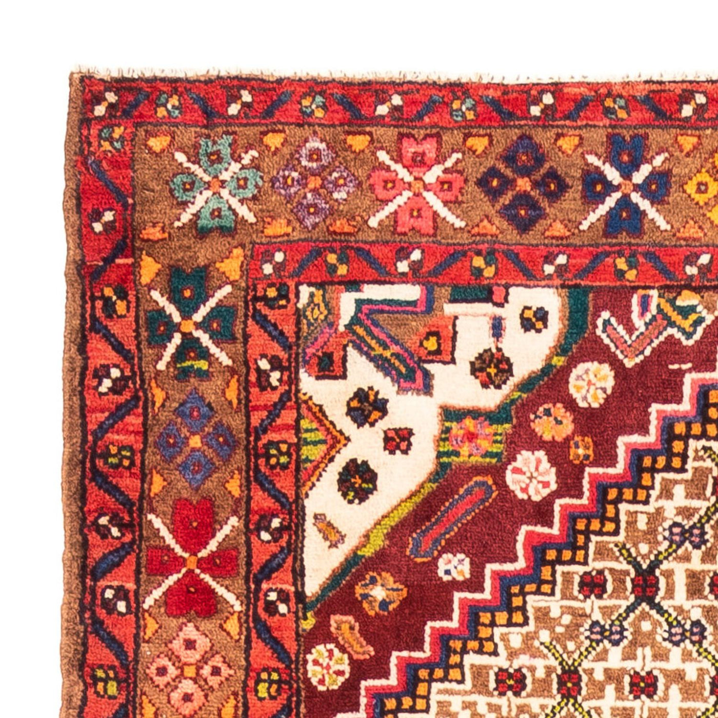 Løper Persisk teppe - Nomadisk - 307 x 135 cm - mørkeblå