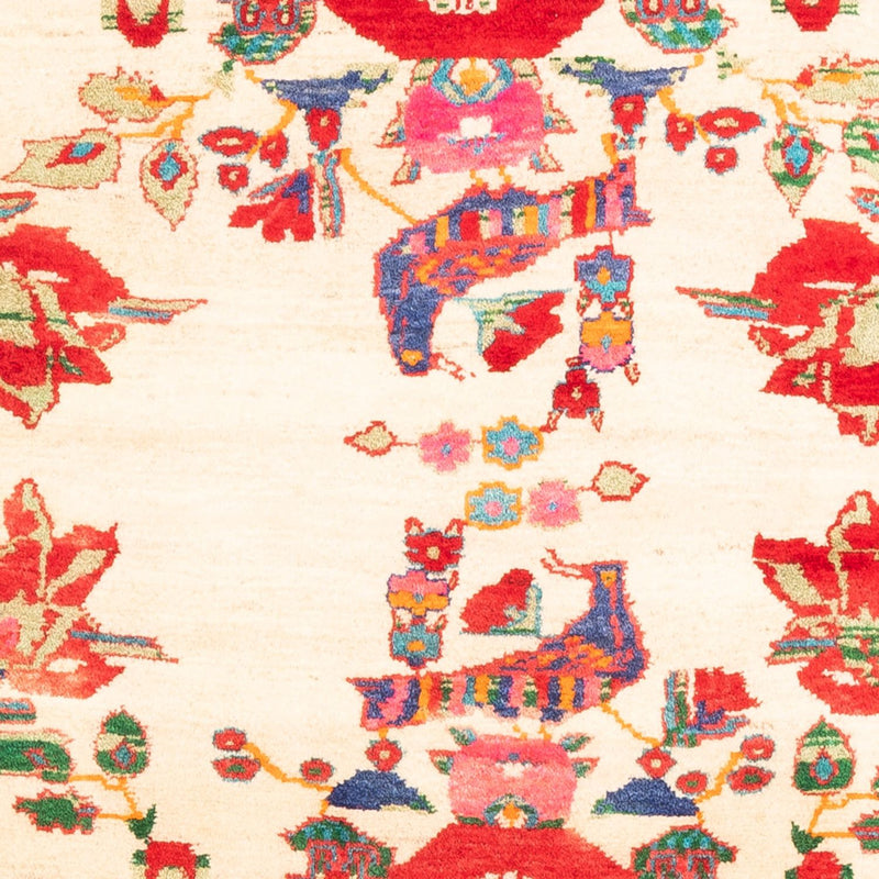 Persisk teppe - Nomadisk - 145 x 113 cm - krem