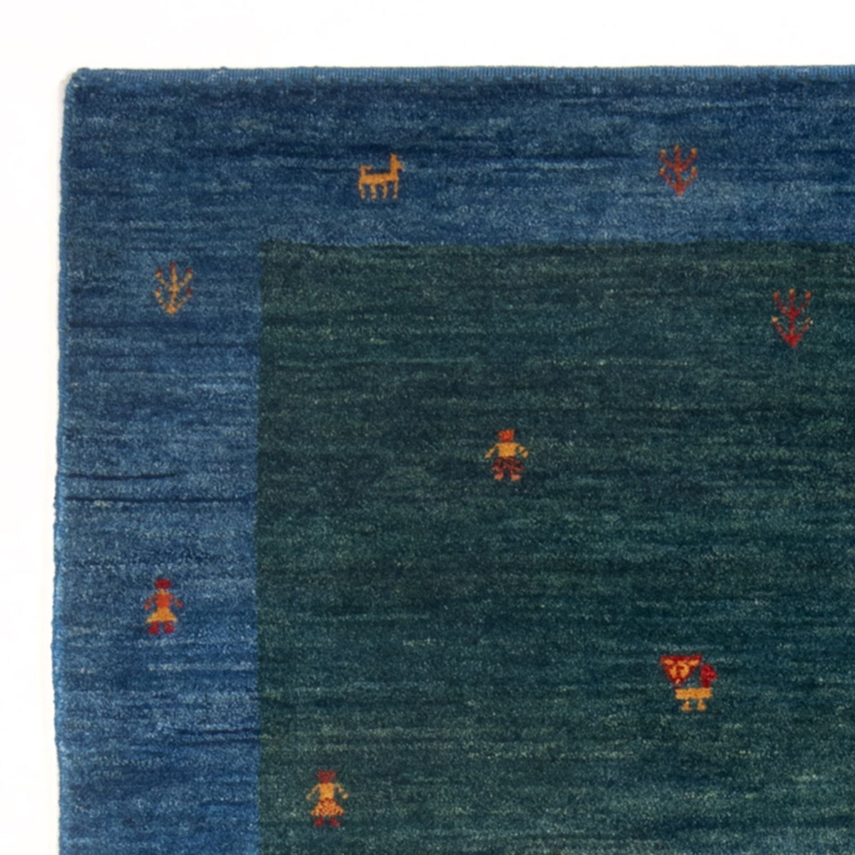 Persisk Gabbeh Teppe 102x153cm - Perserteppich Wollteppich